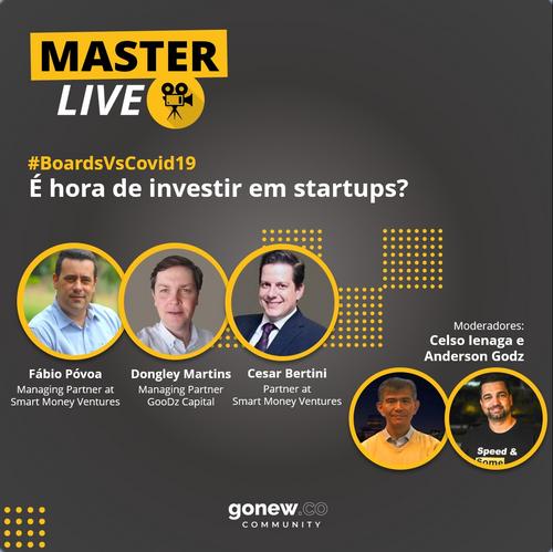 MasterLive #004 - É hora de investir em startups?